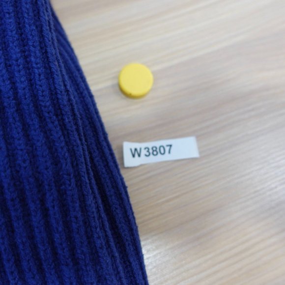 Blue Vest Sweater Womens 2XS Wool Cotton Knit Rib Casual Pullover Merino J CREW - Picture 9 of 9